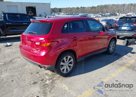 2014 Mitsubishi Outlander Sport Es z USA, uszkodzony, nr VIN 4A4AP3AU5EE001652